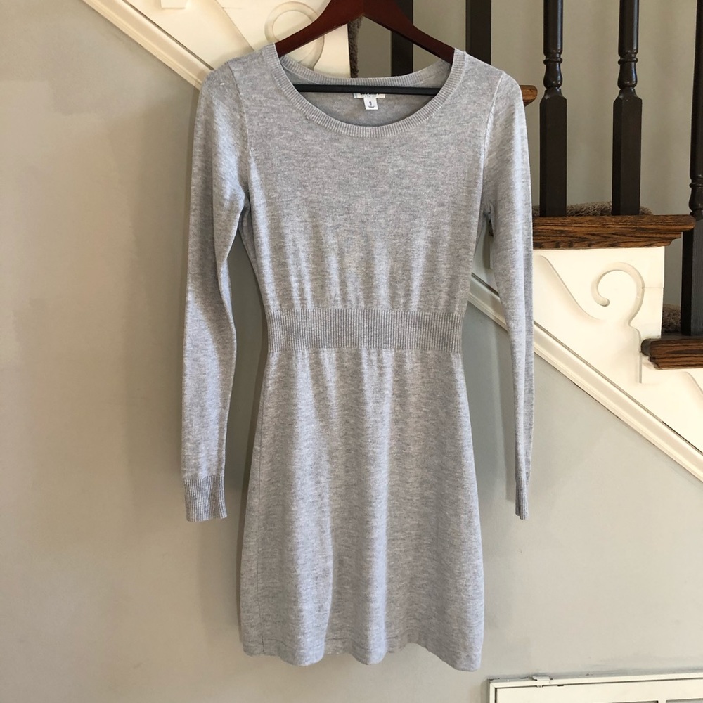 Old Navy Light Gray Sweater Dress